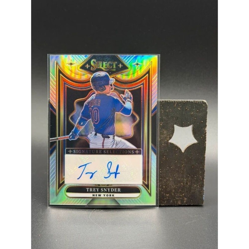2025 Panini Select Trey Snyder Signature Selections Prizm Auto #SS-TS Mets